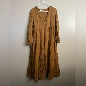 Universal Thread Brown Maxi Dress